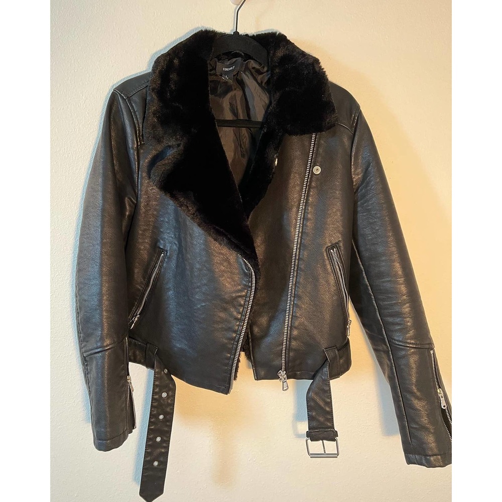 Forever 21 Vegan Leather Jacket